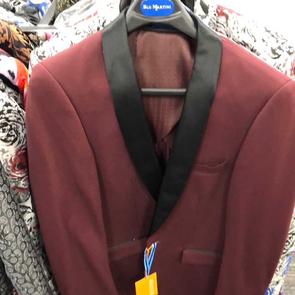 Blu Martini Burgundy Jacket/Suit